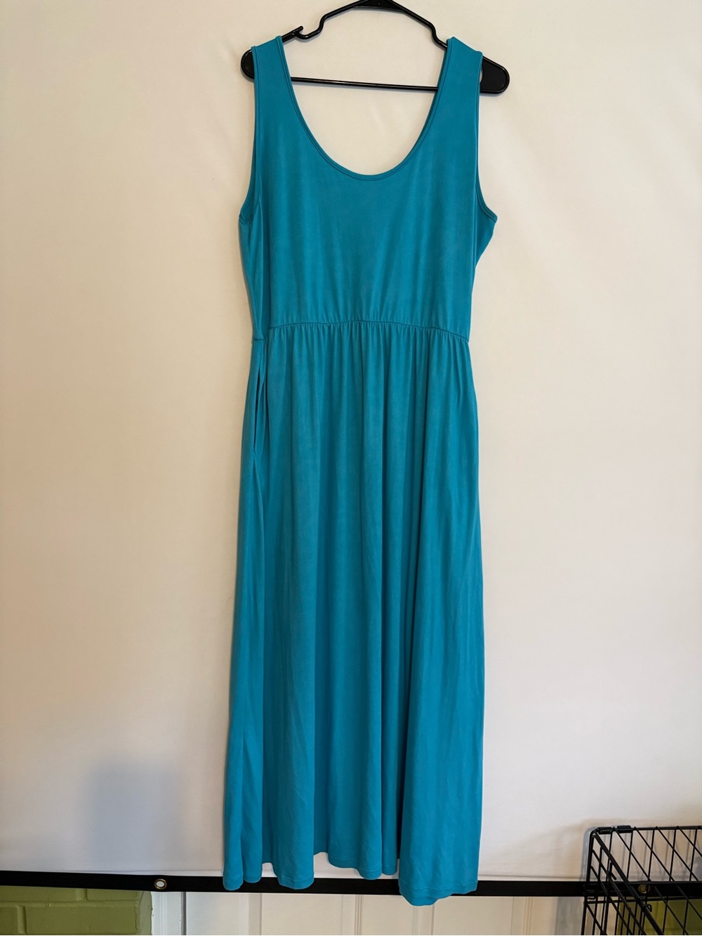 Rebdolls Sky Blue Maxi Tank Dress with pockets